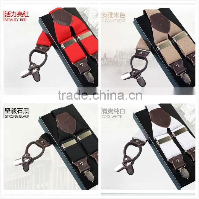 High quality custom suspenders for girl and boy