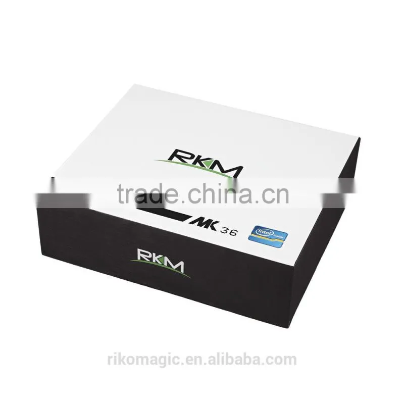 Rikomagic quad core intel tv box Z3736F,1080p,2G RAM, 32G eMMC, earphone jack
