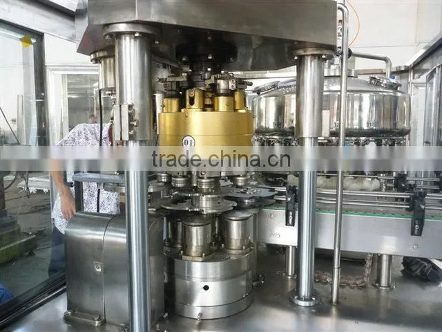 OK-020 Carbonated beverage Metal and PET can filling machine
