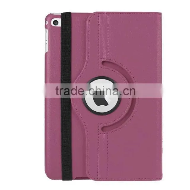 Cheap Price 360 Degree Rotation PU Leather Cover For iPad Mini 4