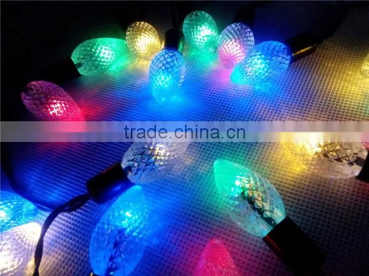 christmas decoration/christmas light with pendants-strawberry