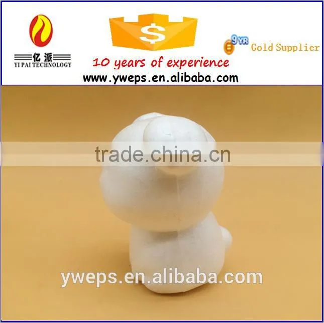 Ka wa yi foam dog model/diy painting toy for kids