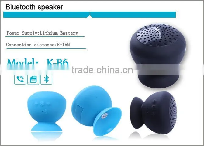 2016 Hot sale waterproof mini speaker bluetooth,waterproof bluetooth Speaker,mini waterproof speaker