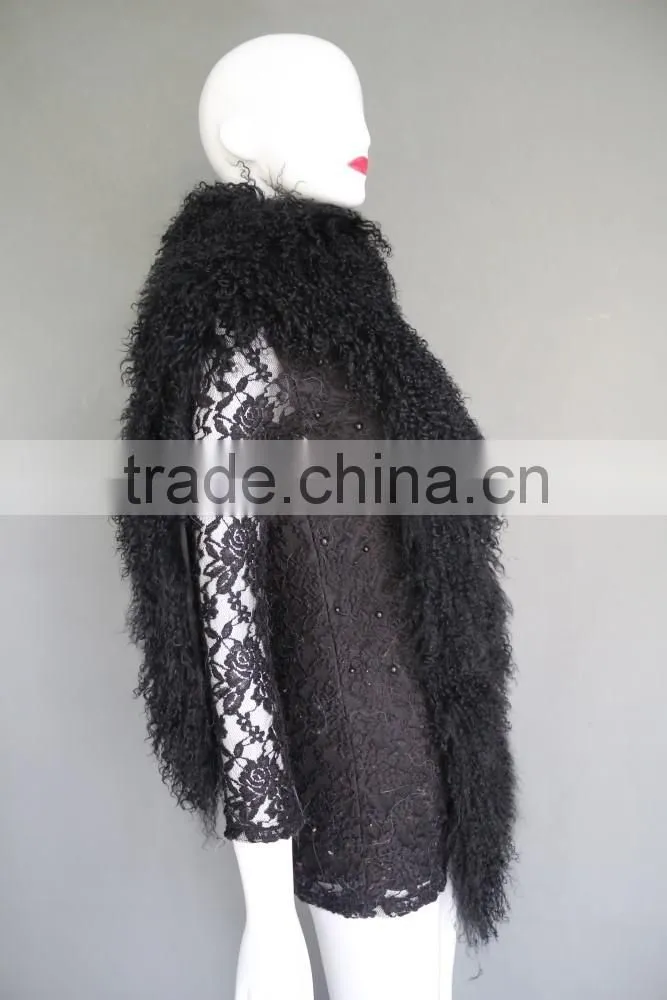 Big fur tibet lamb scarf colorful scarf warm winter scarf long fur scarf for 2016 winter fashion