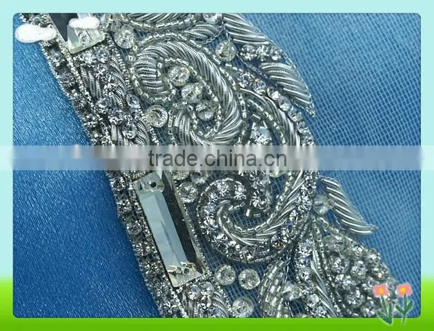 Garment accessories and beaded bridal trims for wedding dress
