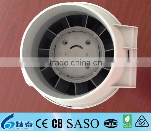 Ball Bearing Motor Plastic Mix-Flow Inline Duct Fan