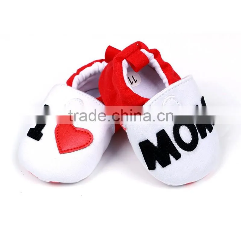 2016 hot sale solid color children shoes PU baby plain shoes