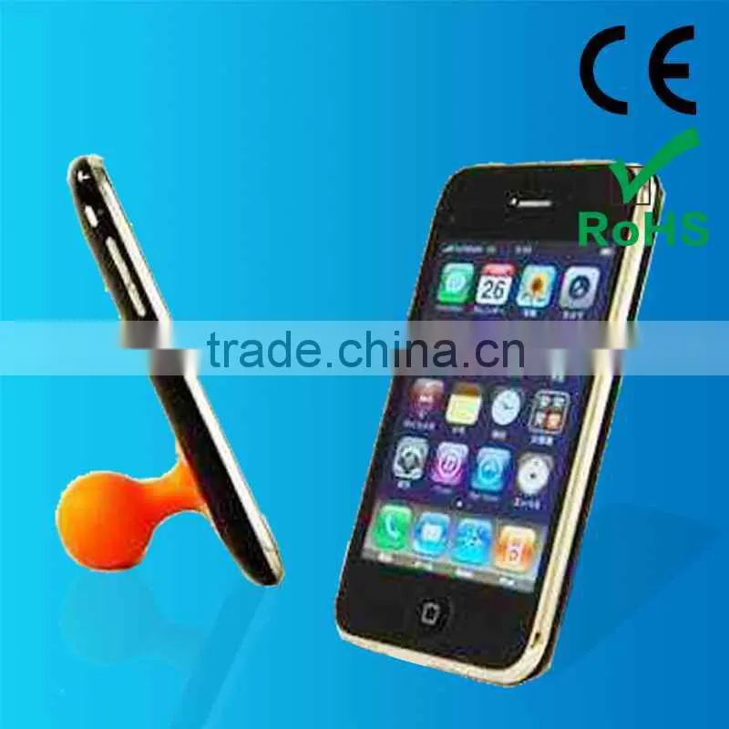 Silicone and plastic mobile stand