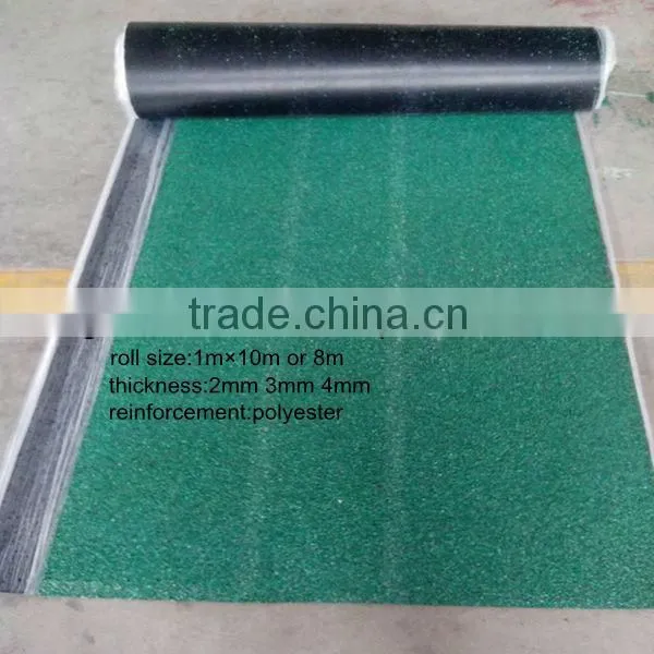 factory: 3mm with mineral granules bitumen waterproof membranes for roof waterproofing