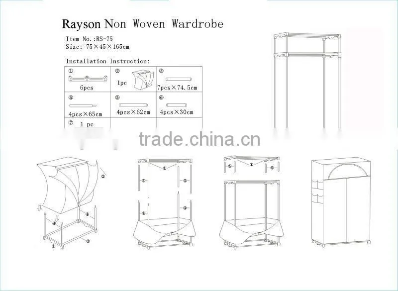 Decorative laminate wardrobes