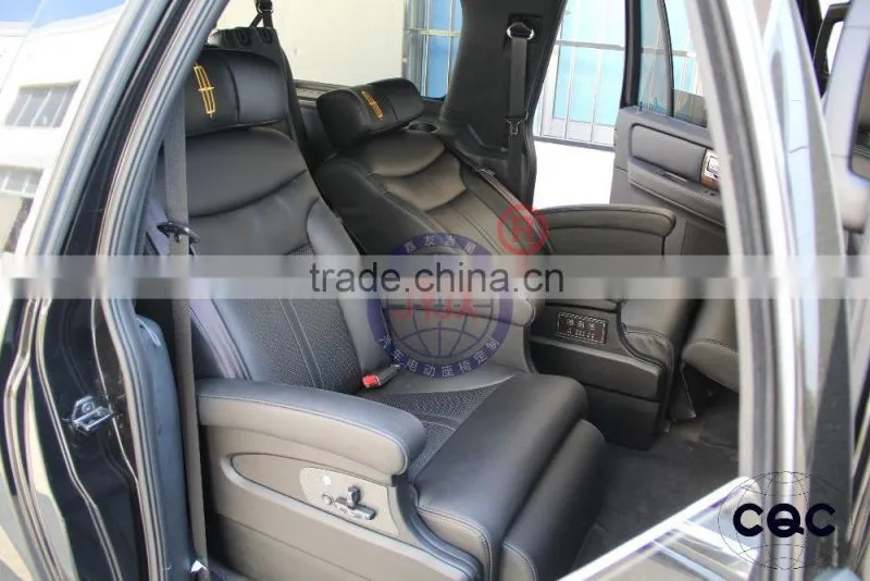 Lincoln Navigator pilot electric chair modification Lincoln navigator interior refitting middle seat electric