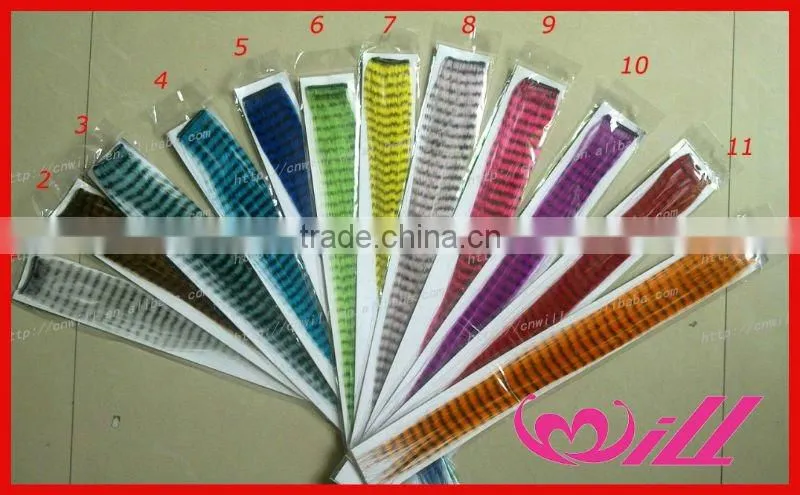 crazy color purple animal print hair extension