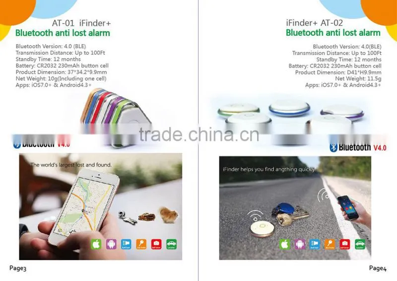 Wireless bluetooth Lost Key Finder Locator Find Locater Alarm Keychain