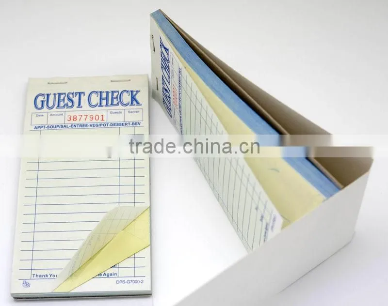 Carbonless Invoices Restaurant Docket Guest check book