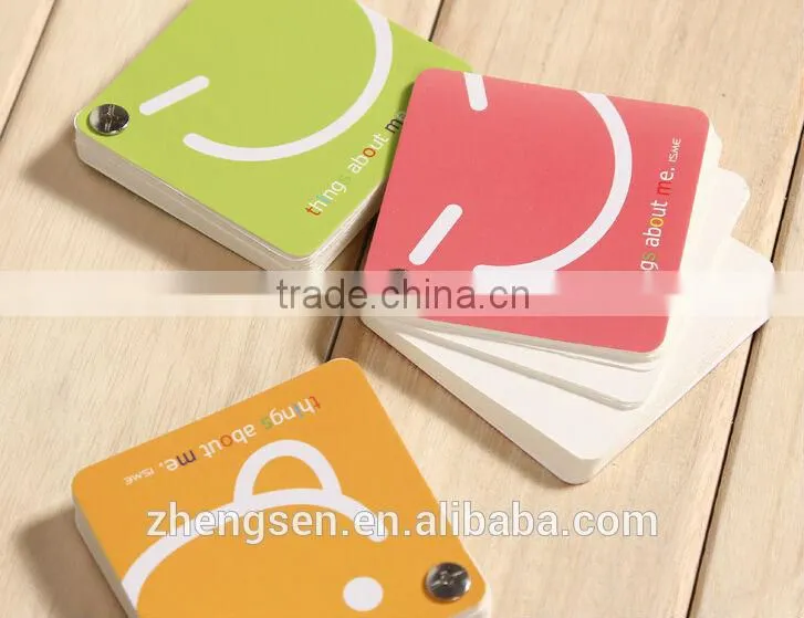 memo pad with different smiling for 2014 hot stationery