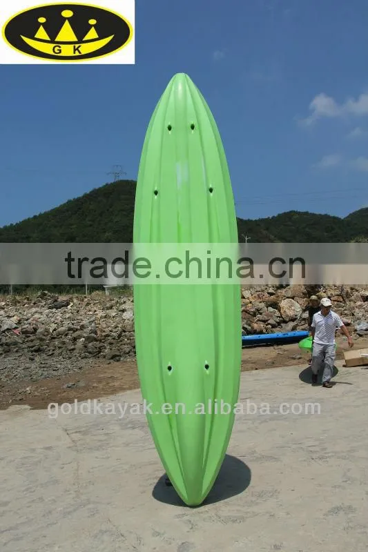hot selling LLDPE three person sit on top fishing kayak(2adult+1children) double kayak