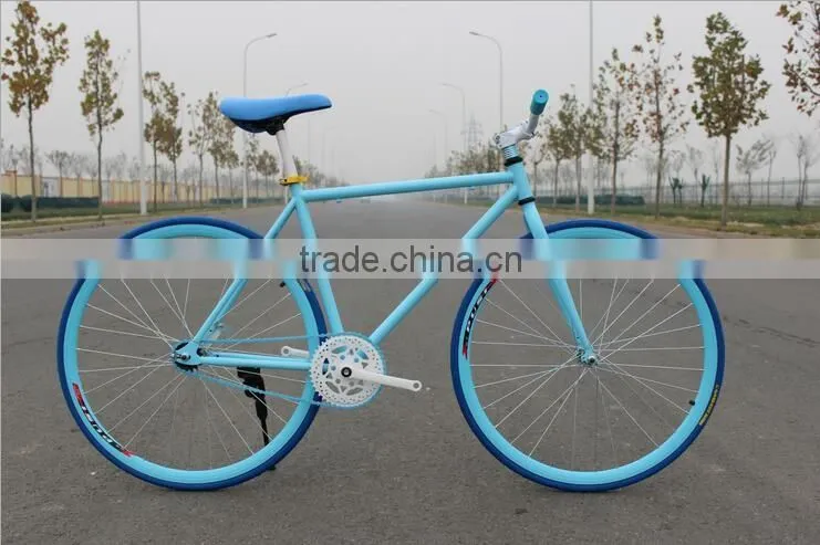 46cm fixed gear bicycle can freely try to meet customer requirements color standard high carbon steel bike