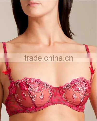hot sell lace lingerie, High quality ladies lace bra and panty set