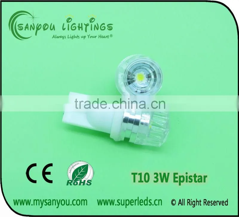 led automotive light 12V Canbus T10 194 3SMD