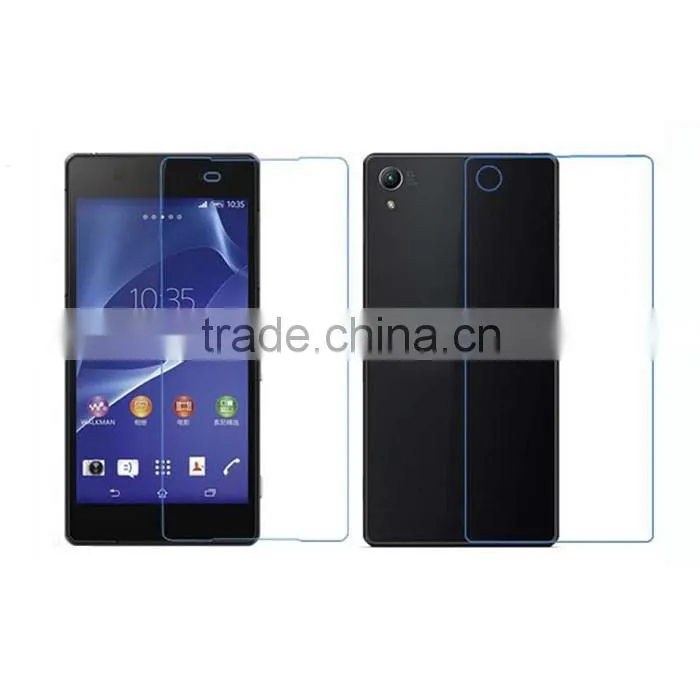 Factory price, screen guard for sony xperia c tempered glass screen guard 0.33mm arc edge