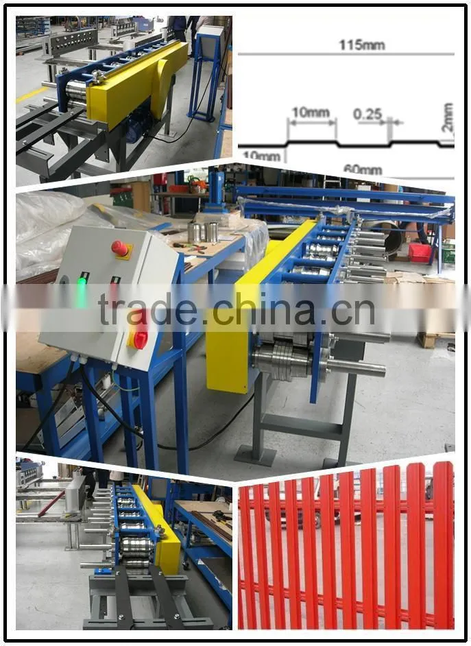 bluesteel metal fencing roll forming machine