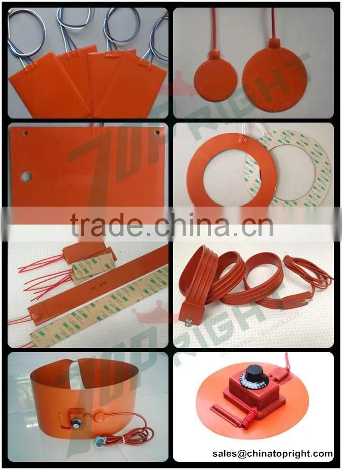 Silicone rubber heater 48v heating element silicone rubber heat pad