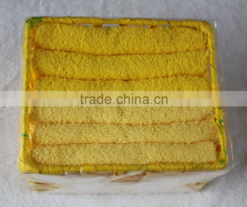 New spring lovely terry cotton basket towel,gift towel,face towel