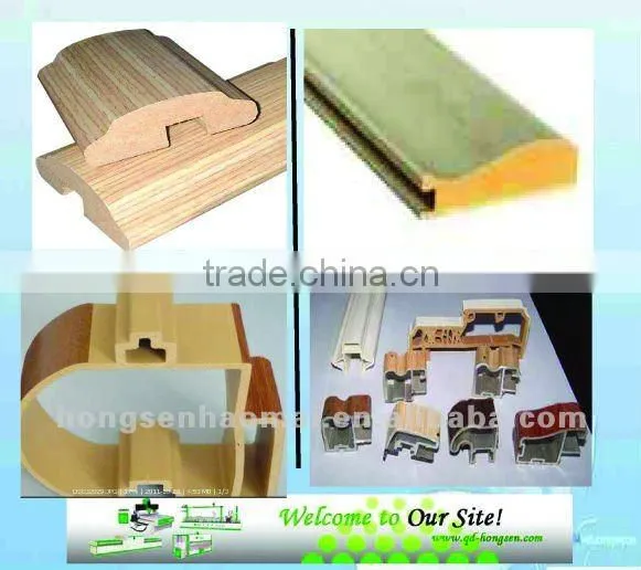 HSHM300BF-A PVC and vennner profile laminating machine with hot melt glue and cold glue