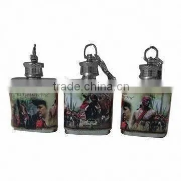 Good!shaped stainless steel 2oz flask mini