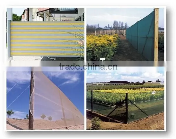 HDPE Green Windbreak Netting for tennis , Anti Wind Net With UV Resistent