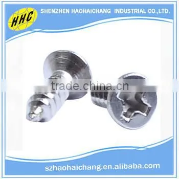 customized nonstandard stainless steel countersunk pan head screw