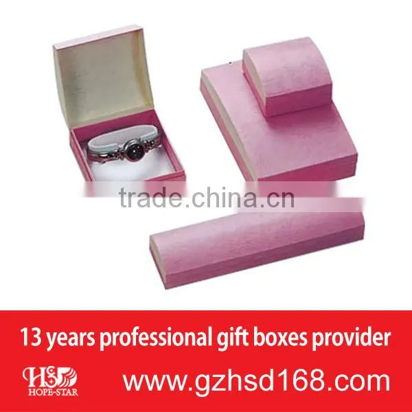 Customizd high quality cheap paper ring box withe ribbon packaging for sale