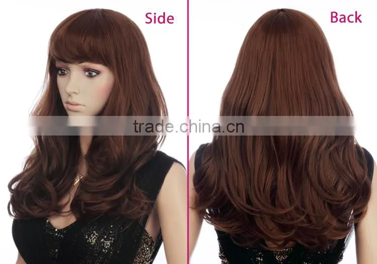 High quality density dreadlock mono rose wig synthetic js and company hair dye wig