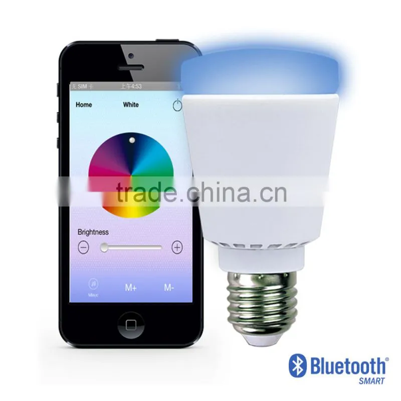 Wifi RGB energy high lumen color changing e27 led bulb