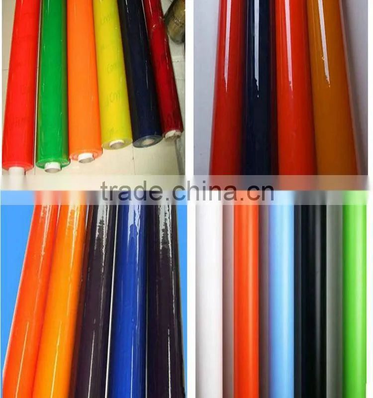 2016 best sell colorful PVC soft film rolls (red black ...)