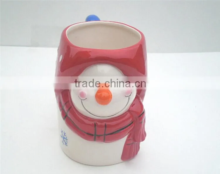 Wholesale ceramic Christmas 3D mug
