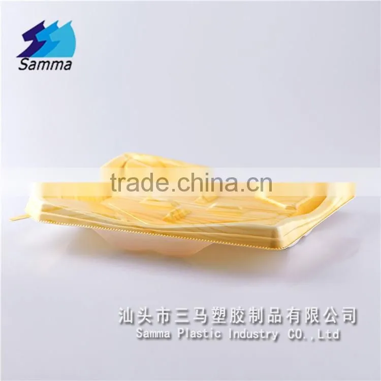 KW-0014C Disposable Plastic Sushi Container Samma Plastic