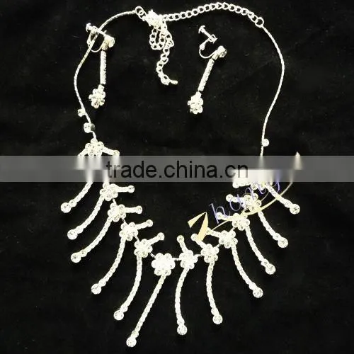 flower jewelry set