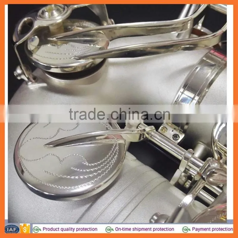 silver saxophone professional tenor saxophone roll tone hole tenor saxophone double arms tenor saxophone