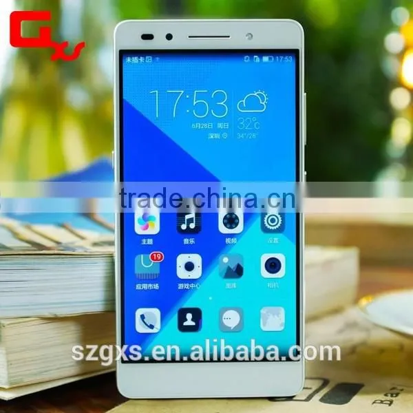 Wholesale phone accessories for honor7 high transparency tempered glass screen protector for Huawei