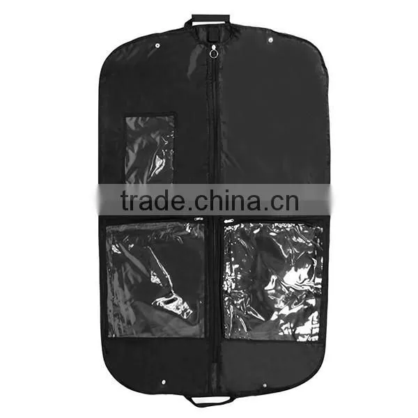 PEVA Large Capactiy Suit Cover Foldable Protective Zip Lock Travel Bag Garment Bag