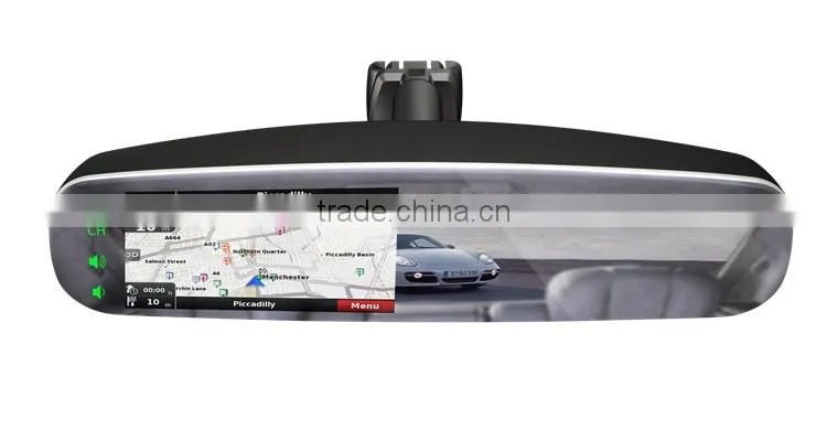 Germid car frameless rearview mirror monitor with mirror link function