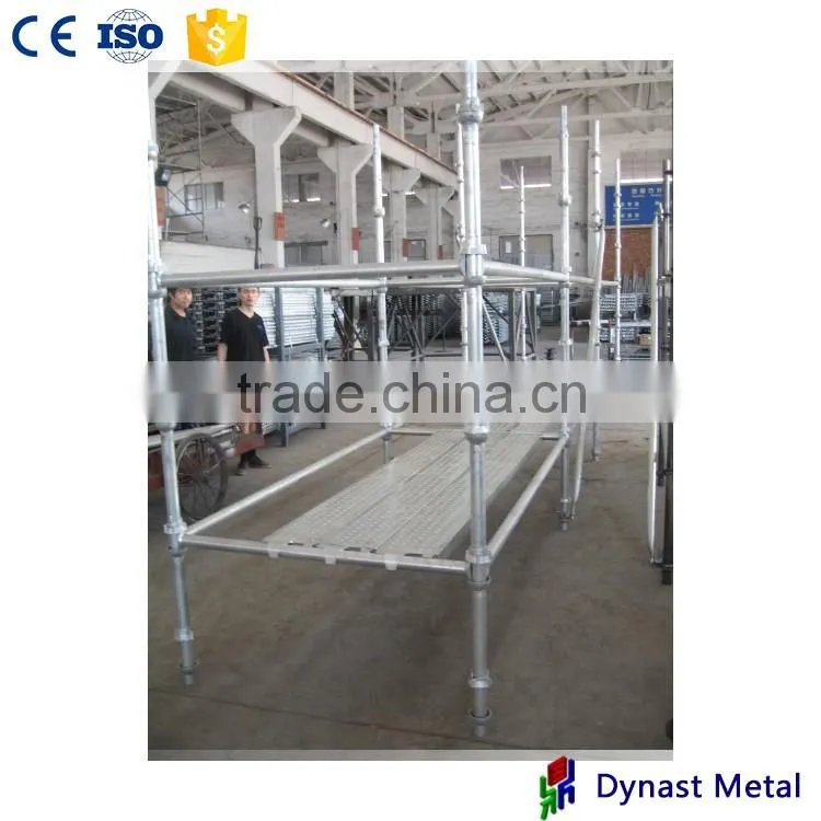USA standard ISO used for types of cuplock scaffolding 9 inch width Q235 hot dip galvanized scaffolding steel plank walk board
