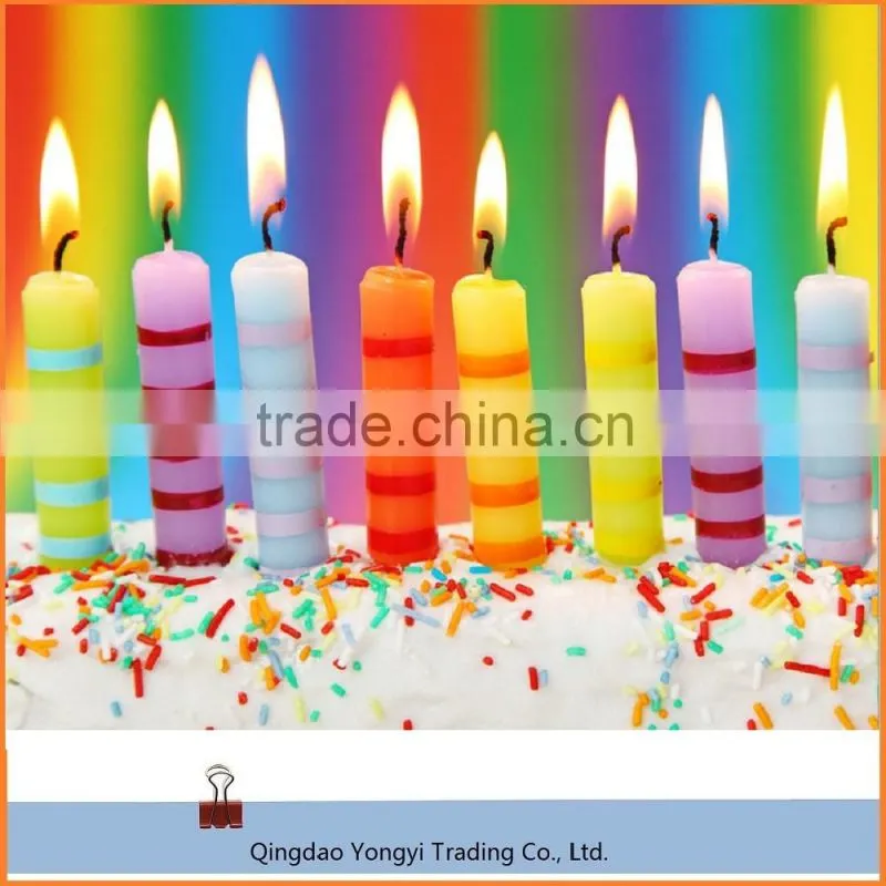 Household magic birthday candle, cheap candle wax