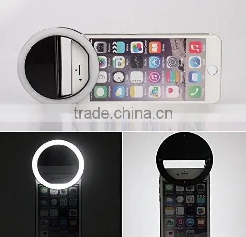 selfie ring light,Portable smartphone selfie mini LED flash, selfie light for all of mobile