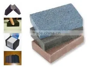 wholesales polishing door abrasive tools red A.O sanding sponge block
