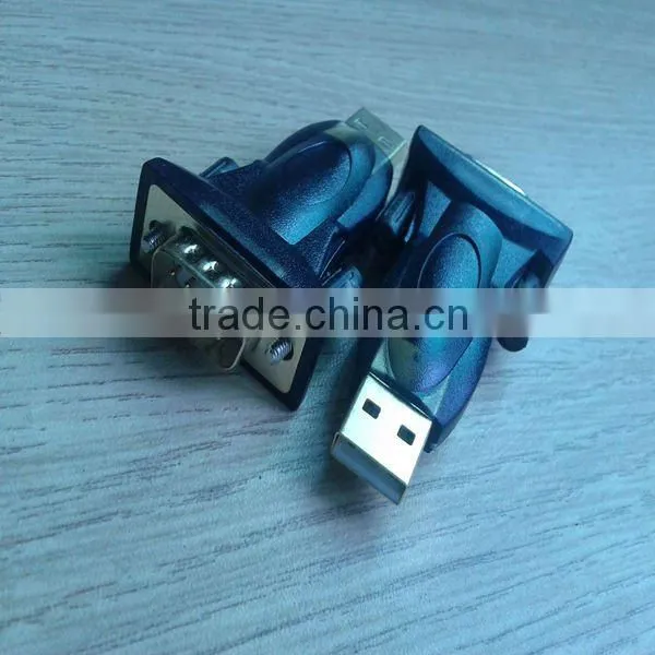 USb to RS232 male serial port adapter with IC PL2303 Compliant with USB 2.0 USB 1.0