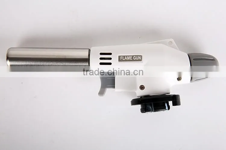 Butane Gas Torch Flame Gun Auto Ignition Blow Jet Burner Lighter Welding Burning Iron Heating BBQ Blowtorch Cooking Soldering