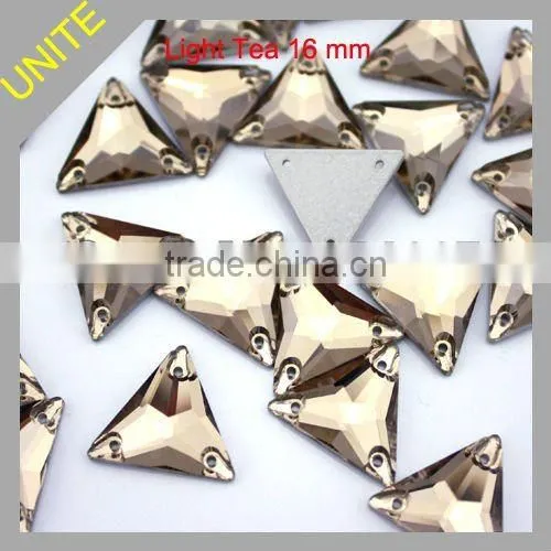 Triangle sew on rhinestones U3270