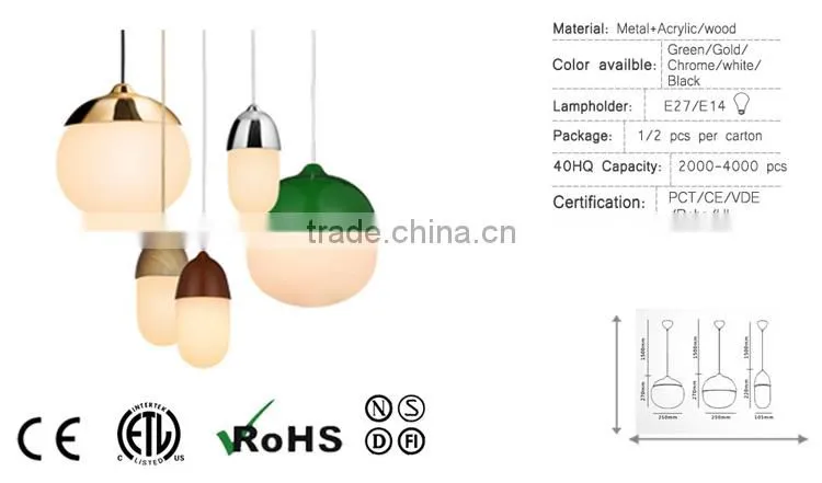pendant lamp with glass hot sale in 2015